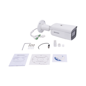 Bala IP 4 Megapixel / Lente Mot. 2.8 a 12 mm / 60 mts IR EXIR / Exterior IP67 / IK10 / WDR 120 dB / PoE / Videoanaliticos (Filtro de Falsas Alarmas) / Ultra Baja Iluminación / Entrada y Salida de Audio y Alarmas 5 DS2CD2643G2IZS AD 1 p