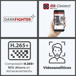 Domo IP 6 Megapixel / Lente Mot. 2.8 a 12 mm / 40 mts IR EXIR /Exterior IP67 / IK10 / WDR 120 dB / PoE / Videoanaliticos (Filtro de Falsas Alarmas) / Ultra Baja Iluminación / Entrada y Salida de Audio y Alarma / MicroSD 3 DS2CD2763G2IZS AD 1 p