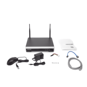 NVR 4 Megapixel / 4 canales IP / 1 Bahía de Disco Duro / 2 Antenas Wi-Fi / Salida de Vídeo Full HD 6 DS7104NIK1 W MC AD 2 p