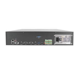 NVR 12 Megapixel (4K) / 32 Canales IP / Soporta Cámaras con AcuSense / 8 Bahías de Disco Duro / 2 Tarjetas de Red / Soporta RAID con Hot Swap / HDMI en 4K / Soporta POS 6 DS9632NII8 AD 2 p