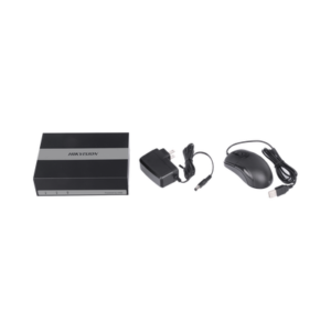 DVR 4 Megapixel Lite / 4 Canales TurboHD + 1 Canal IP / Disco duro eSSD Incluido (480 GB) / H.265+ / ACUSENSE Lite / Diseño Ultra Compacto / Extra Silencioso 4 DSE04HQHIB AD 3 p