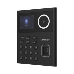 Terminal Min Moe WiFi de Huella, Facial y Tarjetas MIFARE para Control de Acceso o Asistencia / 500 rostros y 1,000 Huellas y Tarjetas / Detección de Cubrebocas / HikConnect 3 DSK1T320MFWX LAT DER p