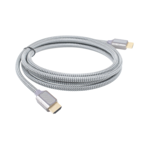 Cable HDMI de Alta Resolución en 8K / Versión 2.1 / 2 Metros de Longitud (6.56 ft) / Recomendado para Audio eARC / Dolby Atmos 3 HDMI2.12M LAT IZQ p