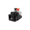 Adaptador tipo Jack de 3.5 mm Hembra Polarizado de 12 Vcc con Terminales de Presión 8 JR53X