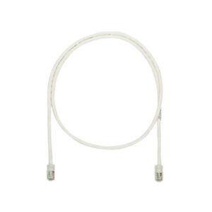 Cable de parcheo UTP Categoría 5e, con plug modular en cada extremo - 2 m. - Blanco mate