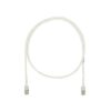 Cable de parcheo UTP Categoría 5e, con plug modular en cada extremo - 1 m. - Blanco mate 1 NK5EPC3Y