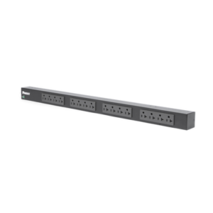 PDU Básico para Distribución de Energía, Enchufe de Entrada NEMA 5-20P, Con 16 Contactos NEMA 5-20R, de Instalación Vertical, 20 Amp, 120 Vca 4 P16B07M LAT IZQ p