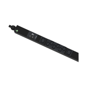 PDU Monitoreable (MI) para Distribución de Energía, Enchufe de Entrada NEMA L21-30P, Con 18 Salidas C13 y 6 C19, de Instalación Vertical, 208 Vca, 30 Amp 4 P24D01M AD 3 p