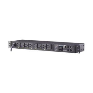 PDU Switchable por Toma, Para Distribución de Energía, Entrada 120 Vca NEMA 5-15P, Con 8 Salidas NEMA 5-15R, Horizontal 19in, 1UR 3 PDU41001 AD 2 p