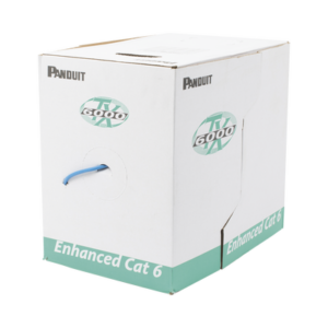 Bobina de Cable UTP 305 m. de Cobre, TX6000™ PanNet, Reelex, Azul, Categoría 6 Mejorado (23 AWG), LSZH (Bajo Humo, Cero Halógenos), de 4 pares 1 PUL6004BUFE p