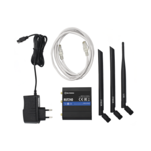 Router LTE, Slot para SIM, 2 puertos Ethernet 10/100 Mbps, Wi-Fi 2.4 GHz, Interfaz Amigable, Bandas B1, B2, B3, B4, B5, B7, B8, B28 3 RUT240 AD 2 p