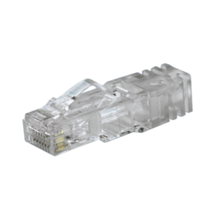 Plug RJ45 Cat6, Para Cable UTP de Calibre 23-24 AWG, Chapado en Oro de 50 micras, Paquete de 100 piezas 5 SP688C AD 1 p
