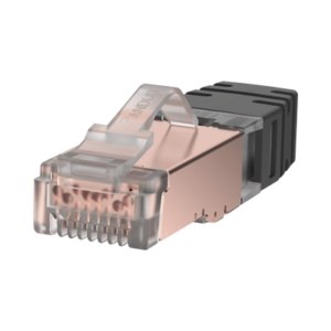 Plug RJ45 Cat6 Blindado, Para Cable Calibre 24-26 AWG, Chapado en Oro de 50 micras, Paquete de 100 piezas 3 SPS688C AD 2 p