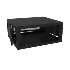 Gabinete de Pared Fijo, Con 4 Unidades de Rack, de 19 in, Fabricado en Acero, Puerta Perforada. 3 SR1904GFPVR2 AD 2 p