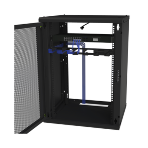 Gabinete de Pared Fijo, Puerta Perforada, Rack 19" de 16 UR. 5 SR1916GFPVR2 AD 4 p