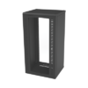 Gabinete para Montaje en Pared, Puerta de Cristal Templado, Cuerpo Fijo con Rack 19" de 24 Unidades 10 SR1924GFP p