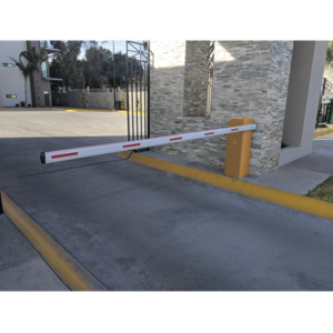 Barrera vehicular derecha / Soporta brazo de hasta 3 m / Apertura en 1.5 s /Final de carrera ajustable por programación / Movimiento fluido / Diseño elegante color naranja 6 XBF3000RN AD 3 p