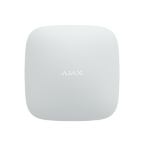AJAX Hub2Plus W Panel de alarma conexiC3B3n Ethernet2C WiFi2C LTE Control mediante aplicaciC3B3n para smartphone. Color Blanco vista frente