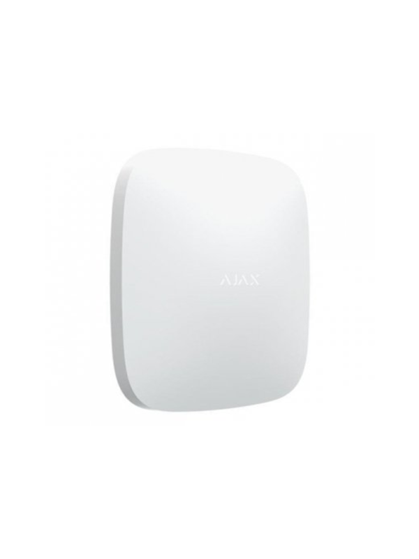AJAX Hub2Plus W Panel de alarma conexiC3B3n Ethernet2C WiFi2C LTE Control mediante aplicaciC3B3n para smartphone. Color Blanco vista lateral izquierda