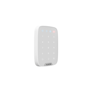 AJAX Keypad W Teclado tC3A1ctil inalC3A1mbrico con soporte de pared. Color Blanco vista lateral derecho