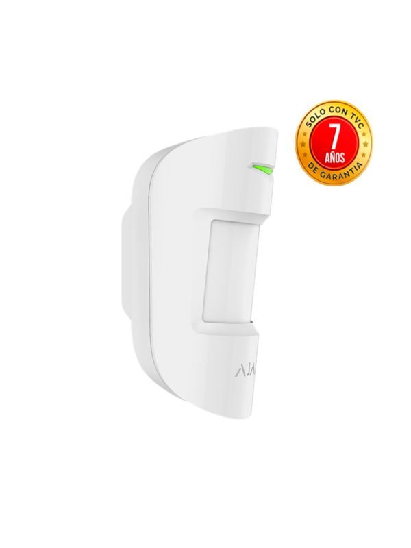 AJAX MotionProtect W Detector de movimiento inalC3A1mbrico. Color Blanco1 1