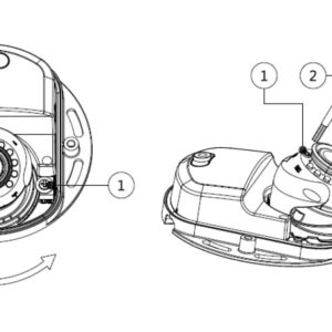 DAHUA HDBW2241F-M-A-28 - Camara Domo 1080p/ 2 Megapixeles/ Especial para DVR Movil/ Starlight/ Lente de 2.8mm/ IR 20 Mts/ Microfono Integrado/ WDR Real de 120 dB/ IP67/ IK10/ 4 AJUSTES