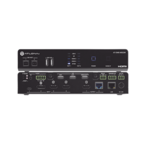 OMEGA 4K/UHD Switch matriz 5×2 con USB y enlace inalámbrico