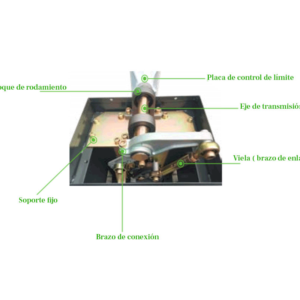 Barrera Vehicular Brazo TelescC3B3pico 4.5mts Longitud Brazo Mecanismo CMP200 ZKTECO