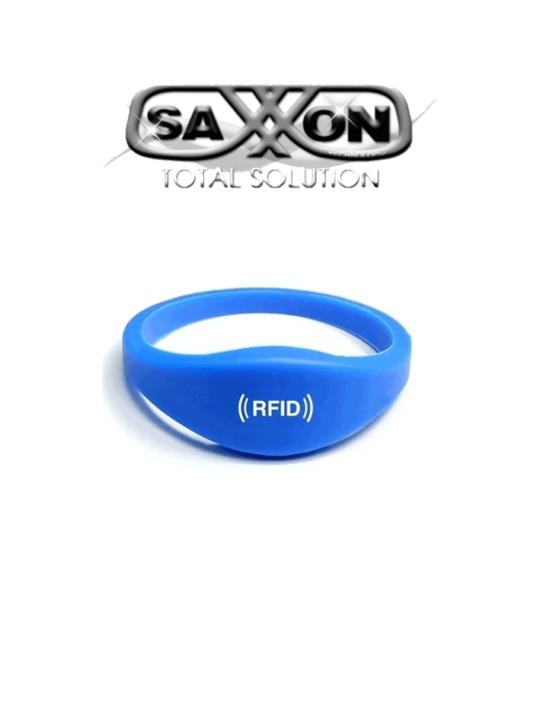 Brazalete de Silicon RFID Color Azul BTRW01 SAXXON
