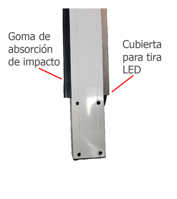 Brazo Recto Rectangular LED 3mts Izquierda WJLBM3R WEJOIN