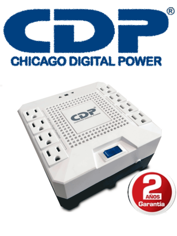 CDP RAVR 1808 Regulador para equipos electrC3B3nicos de alto consumo 1800VA 1000W