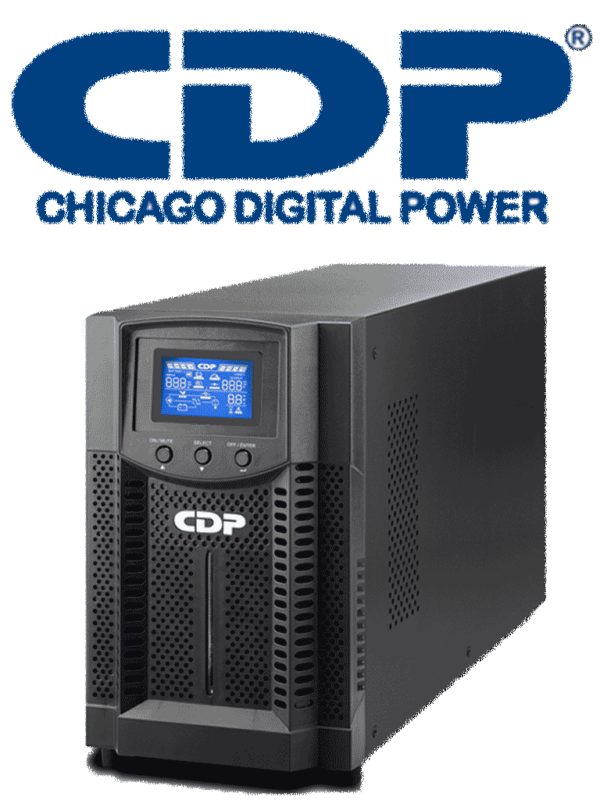 CDP UPO113 UPS online 3 KVA 2700 Watts 4 Terminales de salida