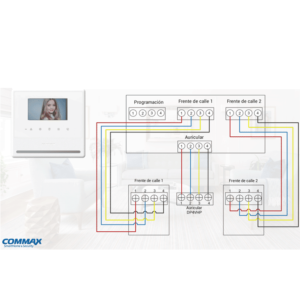 COMMAX CMX2160004 CDV43Y MONITOR PARA VIDEOPORTERO CARRUSEL3 1