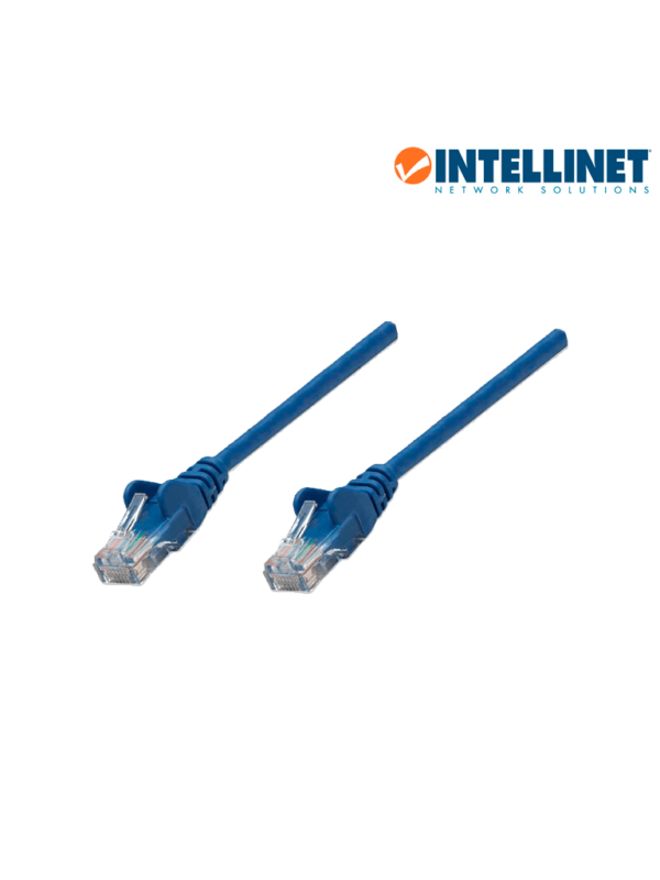 Cable Patch Cord 1 Metro Cat 5e UTP Azul Intellinet 318938 1