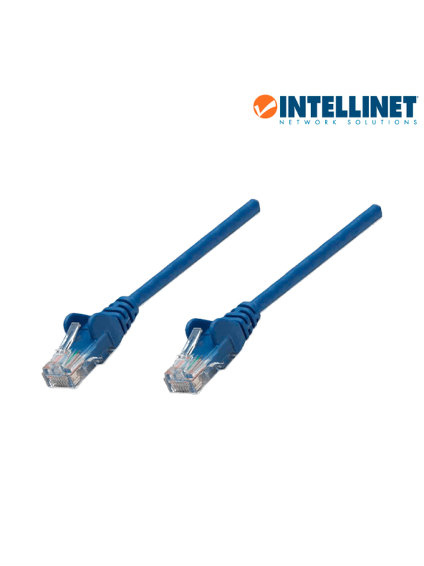 Cable Patch Cord 1 Metro Cat 5e UTP Azul Intellinet 318983 1