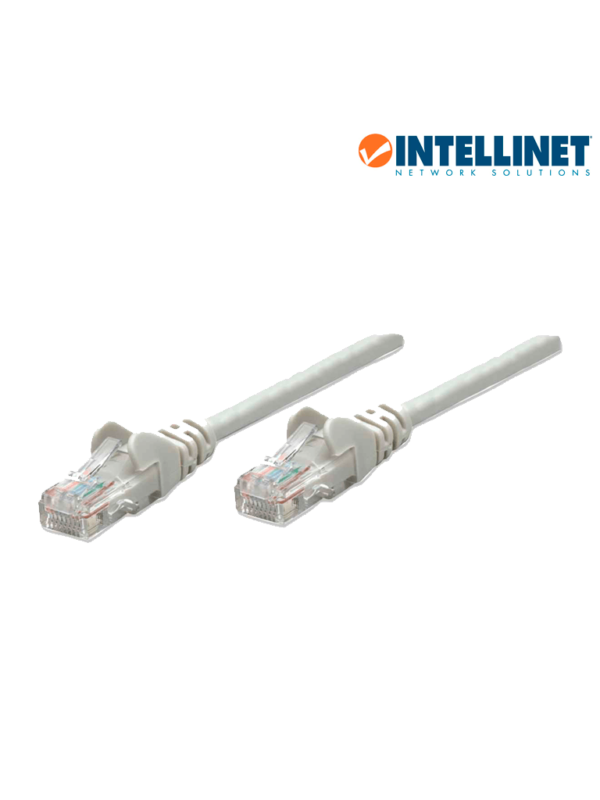 Cable Patch Cord 2 Metro Cat 6 UTP gris Intellinet 334112 1