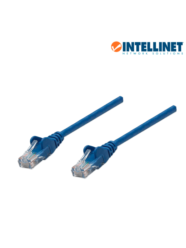 Cable Patch Cord 3 Metro Cat 5e UTP azul Intellinet 342575 1