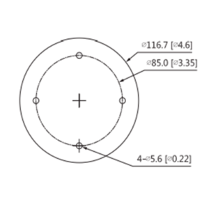 Camara domo HDCVI 4k 8MP lente 2.8mm WDR real IR 30mts IP67 Dahua HAC HDW1801M dahua 2