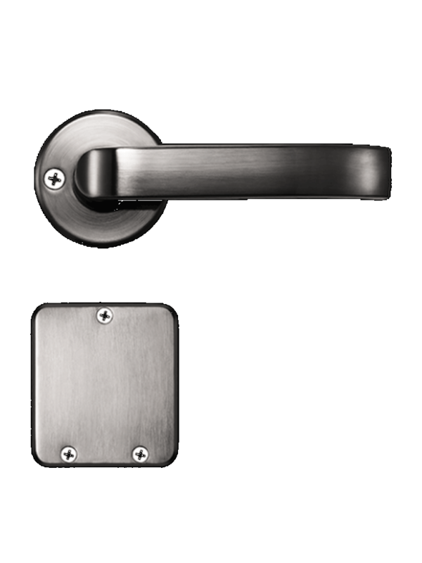 Cerradura derecha para hotel doble cerrojo estandC3A1r europeo Mifare 13.56 Mhz LH7500R ZKTeco TVC P2