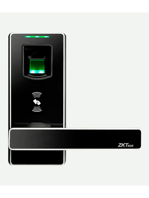 Cerradura inteligente con verificacion por tarjeta ID 125 Khz huella ML10ID ZKTeco TVC P1