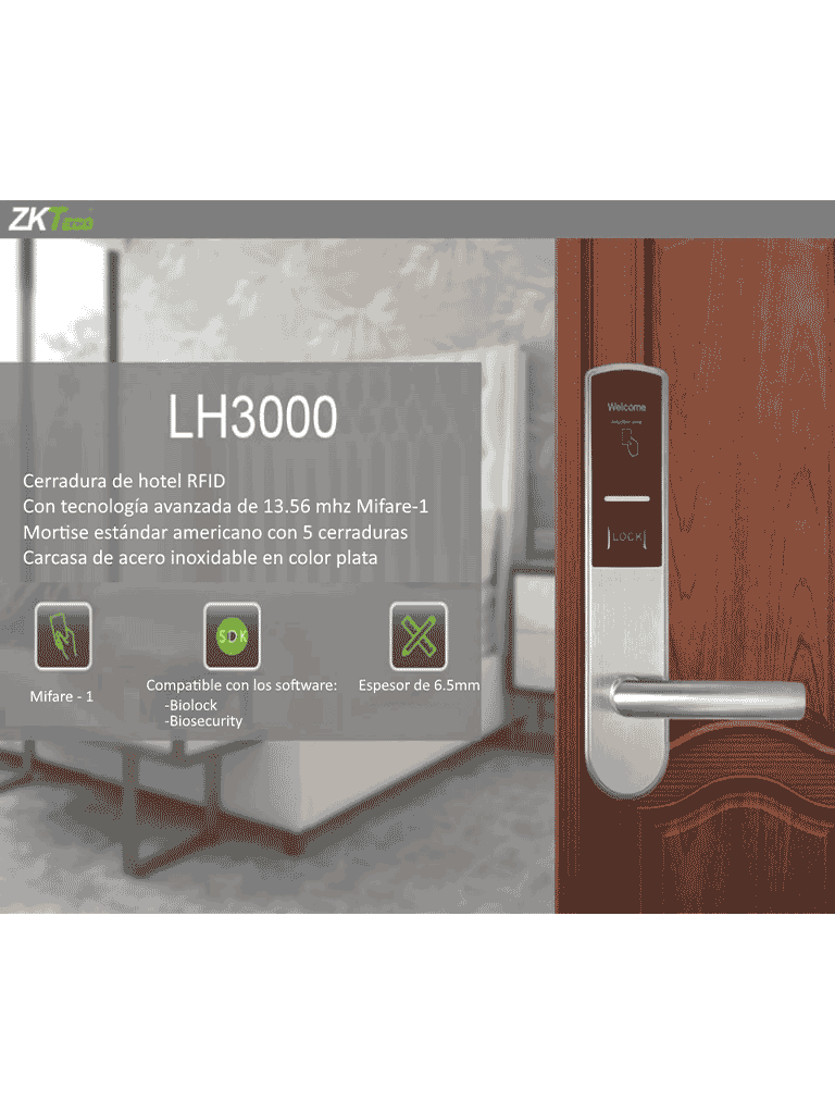 Cerradura-izquierda-para-hotel-2-pesitllos-224-eventos-Mifare-13.56-Mhz-LH3000L-ZKTeco-TVC-P5.png Cerradura izquierda para hotel 2 pesitllos 224 eventos Mifare 13.56 Mhz LH3000L ZKTeco TVC P5