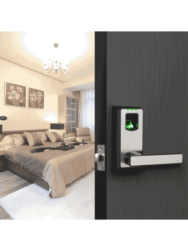 Cerradura standalone autC3B3noma con verificaciC3B3n por huella PL10 ZKTeco TVC P3