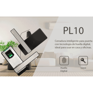 ZKTECO PL10 - Cerradura Biometrica Standalone / 90 Huellas /Izquierda y Derecha 5 Cerradura standalone autC3B3noma con verificaciC3B3n por huella PL10 ZKTeco TVC P5