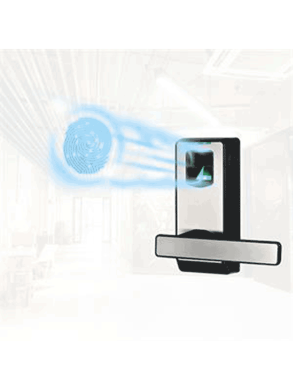 Cerradura standalone autC3B3noma con verificaciC3B3n por huella PL10 ZKTeco TVC P6