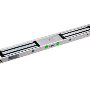 YLI YM180NDLED - Chapa magnética doble de 750 lbs de sujeción total con indicador LED/ voltaje de 12VDC / NC y NO / Compatible con soporte YLI MBK180NLC y YLI MBK180NDZL 6 Contra chapa magnetica doble para interior mantiene la puerta cerrada y brinda acceso al momento de integrarla con algun otro dispositivo YLI YM180NLED 2