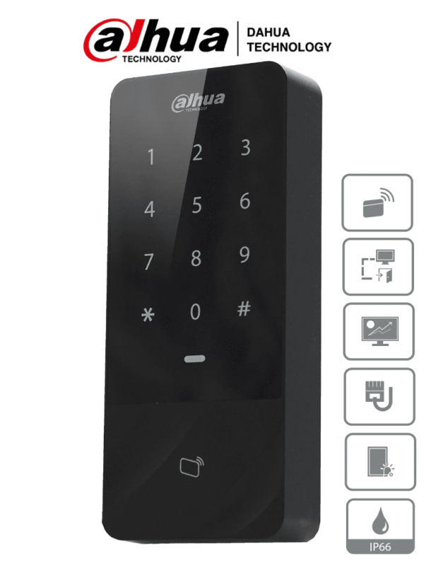 DAHUA DHI ASI1201E D Control de Acceso con Teclado Touch y Lectora de Tarjetas ID