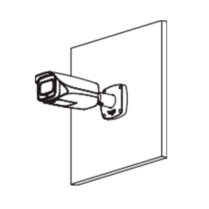 DAHUA IPC HFW5442E ZE Camara IP Bullet 4 Megapixeles Color Negro Inteligencia Artificial wall mount 1