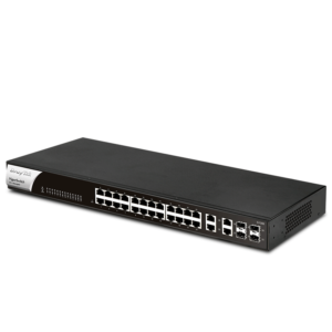 Switch Gigabit Ethernet Administrable web SMART 24 puertos Gigabit DrayTek Vigorswitch G1282 Ethernet/ 4 Puertos Combo SFP & RJ45/ #LONUEVO 3 DRAYTEK VIGOR G1282 RUTEADOR PPAL