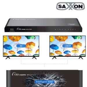 Divisor HDMI De1 Entrada 8 Salidas 4K 2KSwitch EDID Saxxon LKV318HDR V2 6