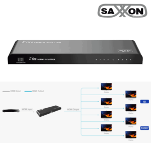 Divisor HDMI De1 Entrada 8 Salidas 4K 2KSwitch EDID Saxxon LKV318HDR V2 7
